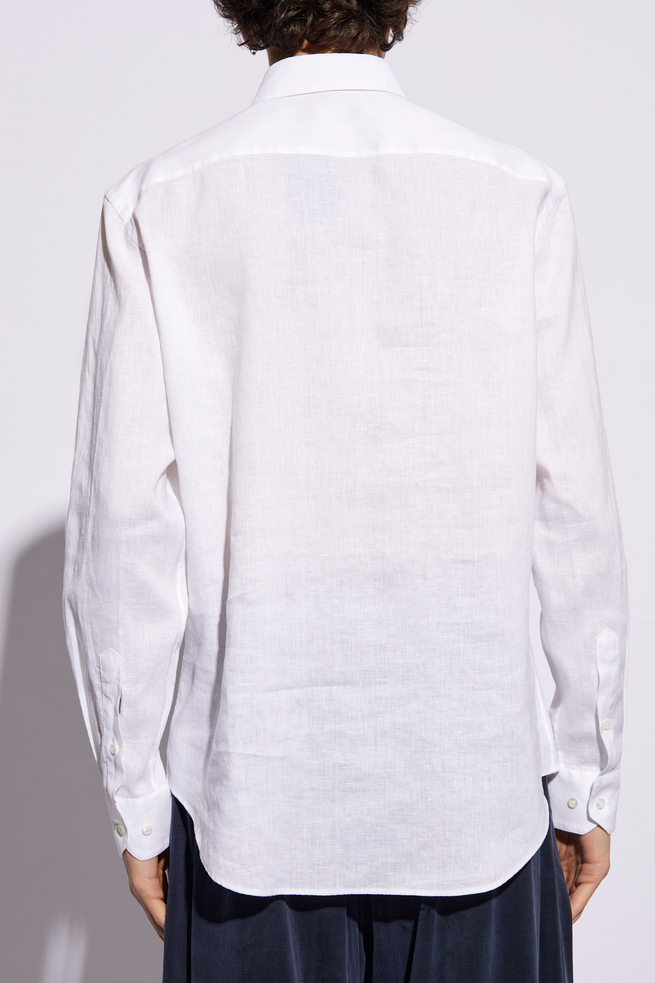 Giorgio armani deals linen shirt